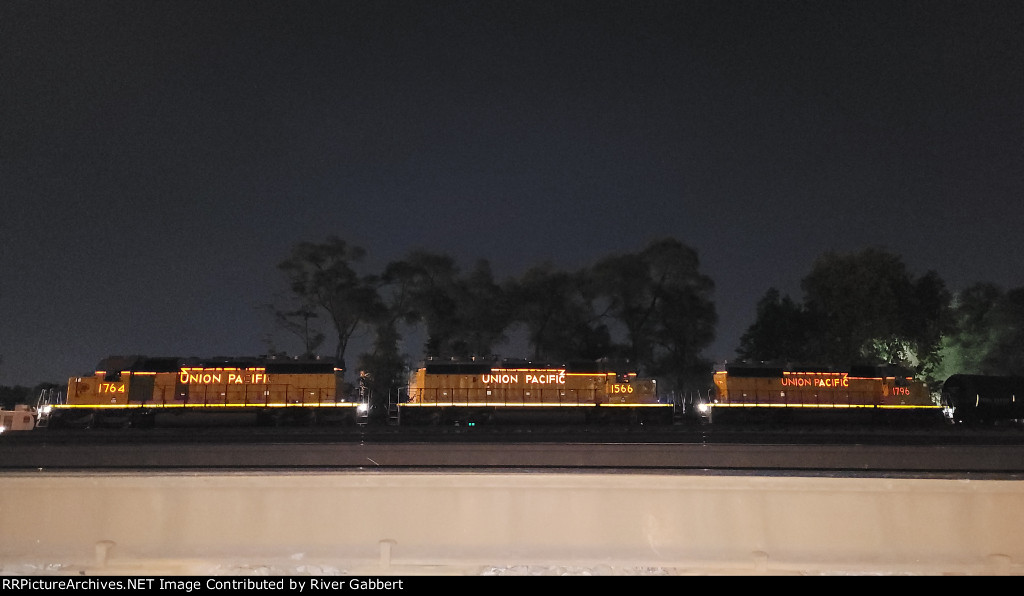 Union Pacific SD40N Trio